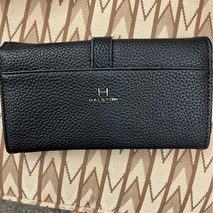 Halston Heritage Black Leather Wallet
